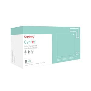 Cyntek Exam Gloves Small Standard Mint Green Non-Sterile, 10 BX/CA