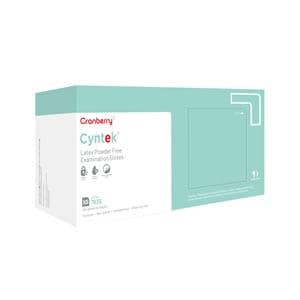 Cyntek Exam Gloves X-Small Standard Mint Green Non-Sterile, 10 BX/CA