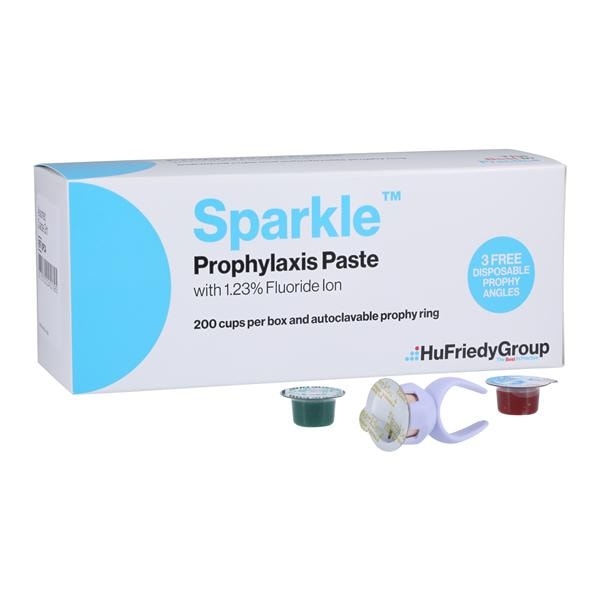 Sparkle Prophy Paste Coarse Assorted Flavors 200/Bx
