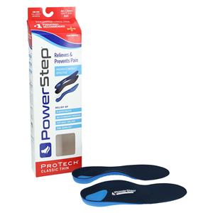 Powerstep ProTech Classic Plus Insole Blue Full Length Men 3-3.5 / Women 5-5.5