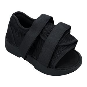 Health Design Classic Post-Op Shoe Pediatric Nylon/Mesh Upper Black Ped 10-1
