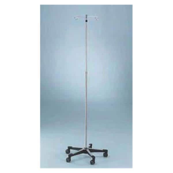 IV Stand 2 Hook 24x110" 74-110" Adjustable Height
