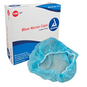 Nurse Cap Blue 500/Ca