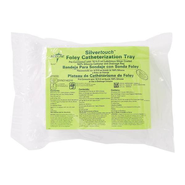 Silvertouch Foley Catheter Tray 16Fr 5cc