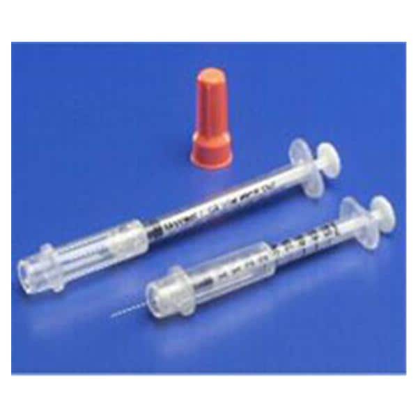 Magellan Insulin Syringe/Needle 30gx5/16" 0.5cc Orange Safety Shield LDS 50/Bx, 10 BX/CA