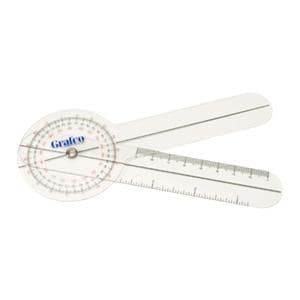 ROM Goniometer Pocket Size 6" 0-360 Degree Range