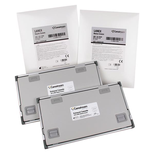 Lanex Regular Hinged Screen Panoramic 15 cm x 30 cm Pr