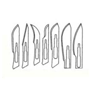 Medicut Stainless Steel Sterile Surgical Blade #10 Disposable 100/Bx