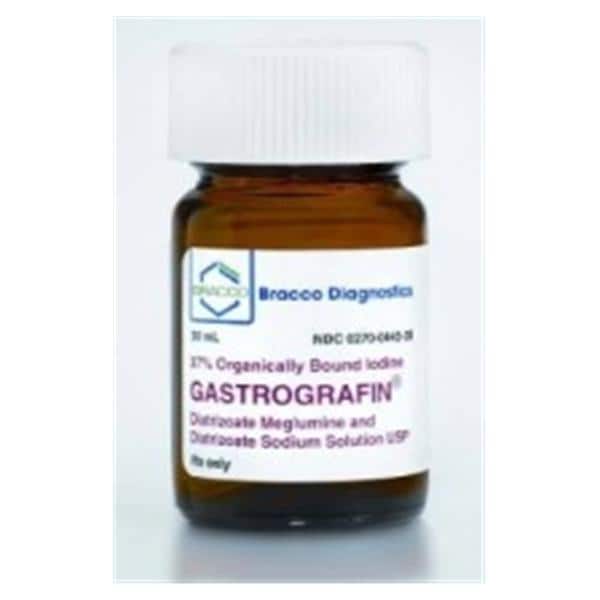 Gastrografin Oral Solution Lemon Bottle 30mL 24/Package