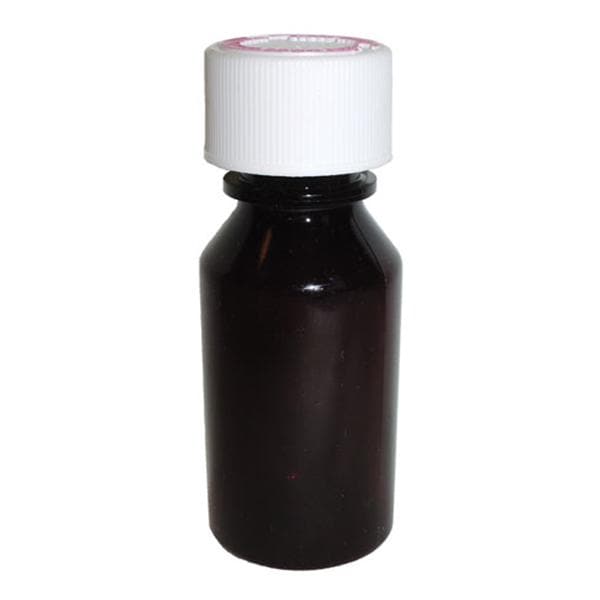 Syrup Bottle Plastic 1oz Amber Reusable 100/Ca