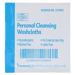 Hygea Multipurpose Washcloth Light Fresh Scent Disposable 10x11.5" 400/Ca