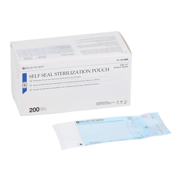 Sterilization Pouch Self Seal 2.25 in x 4 in 200/Bx
