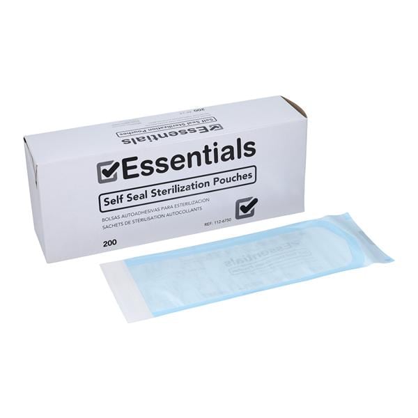Essentials Pouch Self Seal 3.5 in x 9 in 200/Bx