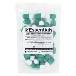 Essentials Alloy Capsules Single Spill Fast Set 50/Pk