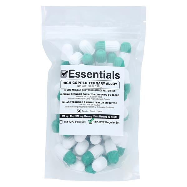Essentials Alloy Capsules Double Spill Regular Set 50/Pk