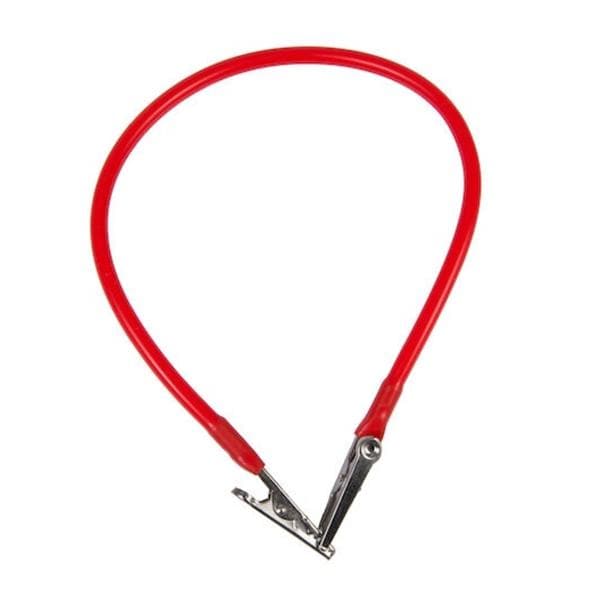 Super Bib Clip Red Silicone Reusable Ea