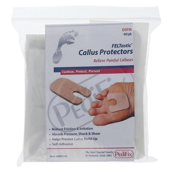 FEL Tastic Callus Protector Wool/Felt Beige 40/Pk