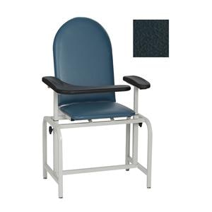 Blood Draw Chair Black Steel 300lb Capacity Ea