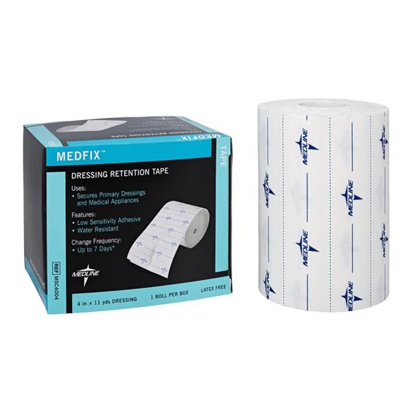 Medfix Retention Tape Fabric 4"x11yd White 1/Bx