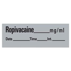 Anesthesia Tape DTI Ropivacaine mg/mL Gray 1/2x500" 1/Rl