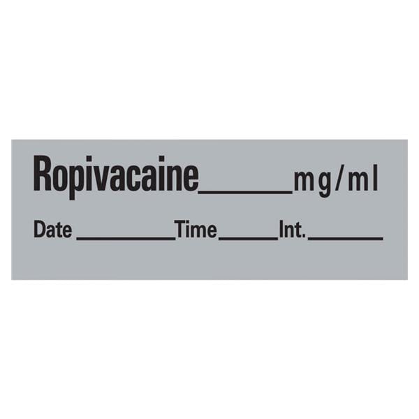 Anesthesia Tape DTI Ropivacaine mg/mL Gray 1/2x500" 1/Rl