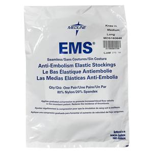 EMS Anti-Embolism Stocking Knee High Medium/Long White