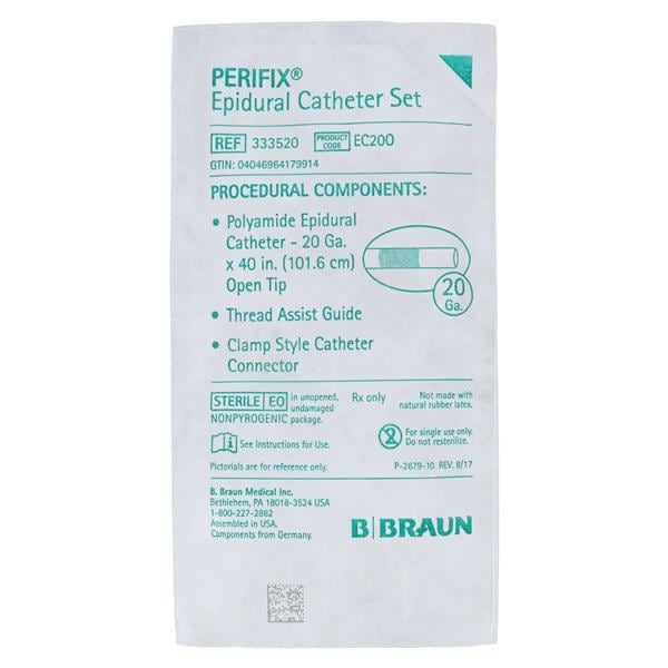 Perfix Epidural Catheter 20g 40" Open Tip