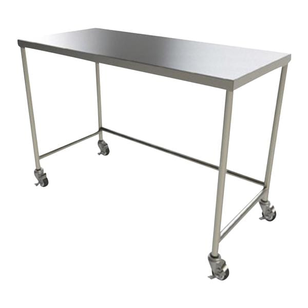 Instrument Table 24x60x34" 2" Swivel Casters