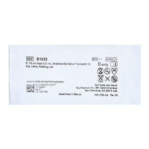 IV Extension Set 6" T-Connector Injection Site Rotating Adapter 50/Ca