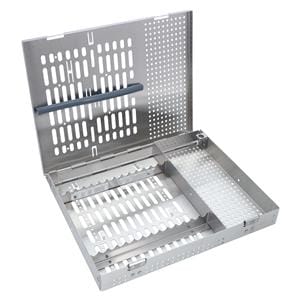 Thompson Instrument Cassette Stainless Steel Silver 14 Instruments Ea