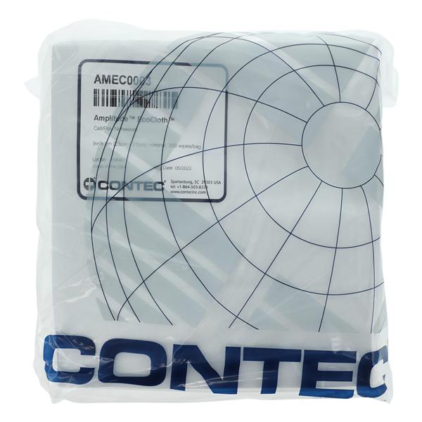 Amplitude EcoCloth Wipe Disposable Non Woven Polyester 9 in x 9 in White 3600/Ca