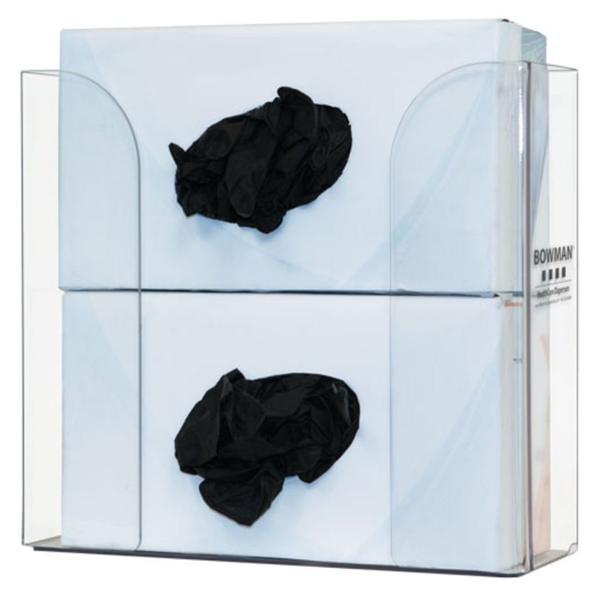 PETG Plastic Glove Box Holder Double Ea