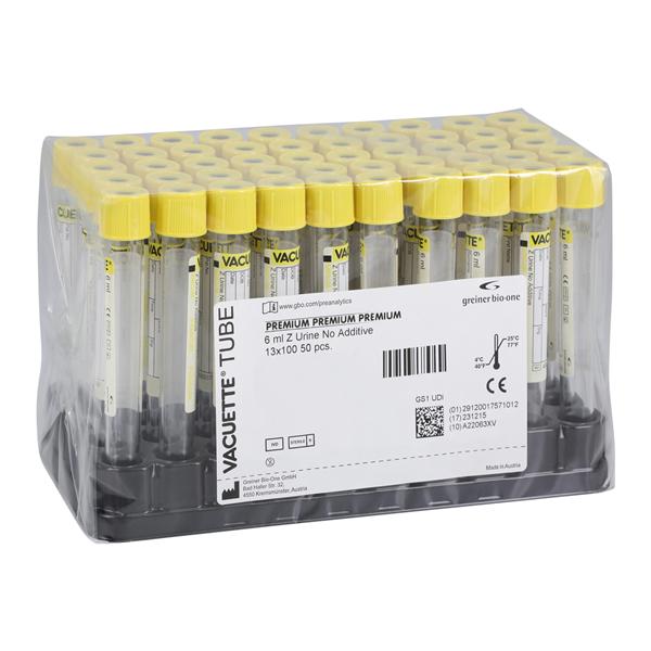 Vacuette Collection Tube 6.5mL 13x100mm 1200/Ca