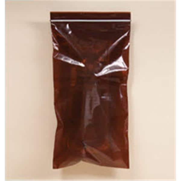 Zippit UV Protection Bag Amber 8x14" Medium 100/Pk
