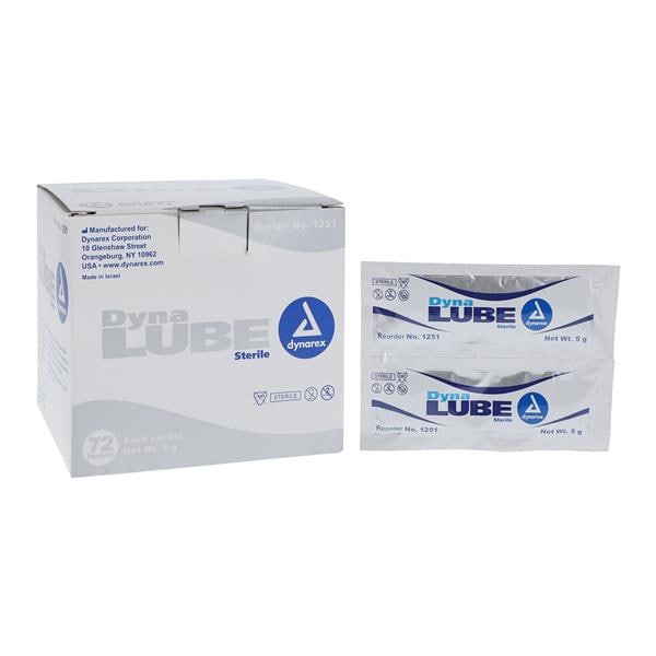 Lubricating Jelly 5gm Foil Packet 72/Bx, 12 BX/CA