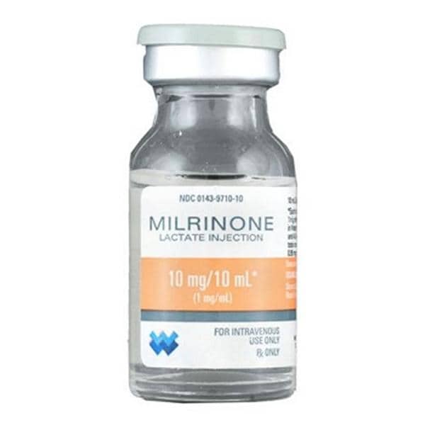 Milrinone Lactate Injection 1mg/mL SDV 10mL 10/Package