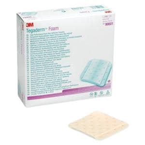 Tegaderm HP Foam Foam Dressing 4x4" Sterile Square PCC NAdh NAdh Tn Abs LF