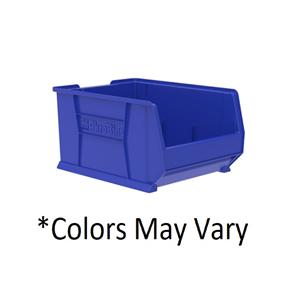 Super-Size AkroBins Storage Bin Blue Plastic w/ Label Holder 23-7/8x18.25x12 Ea