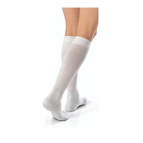 Jobst forMen Compression Socks Knee High Medium Men 8.5-10 White
