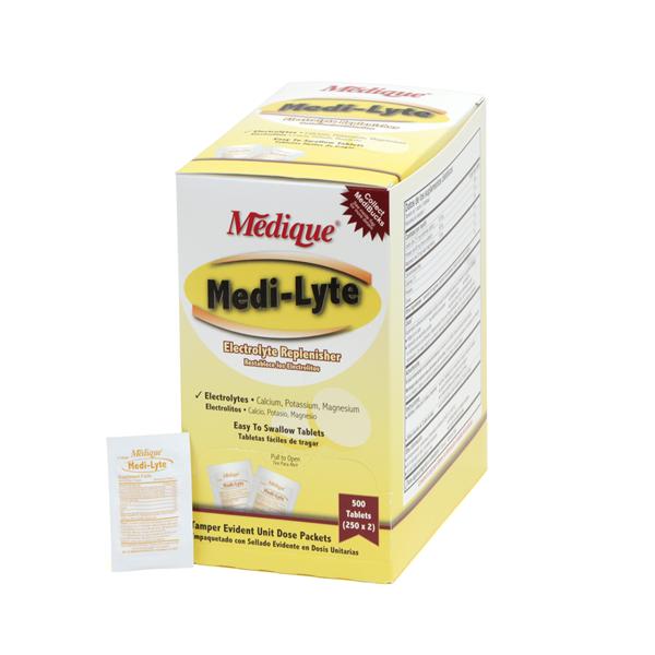 Medi-Lyte Electrolyte Tablets 10.8/40/12mg Unit Dose Packet 250x2/Bx