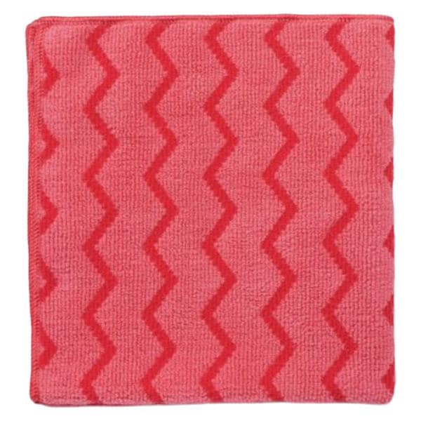 Cloth Hygen Microfiber 16x16 Red 12/Pk 12/Pk