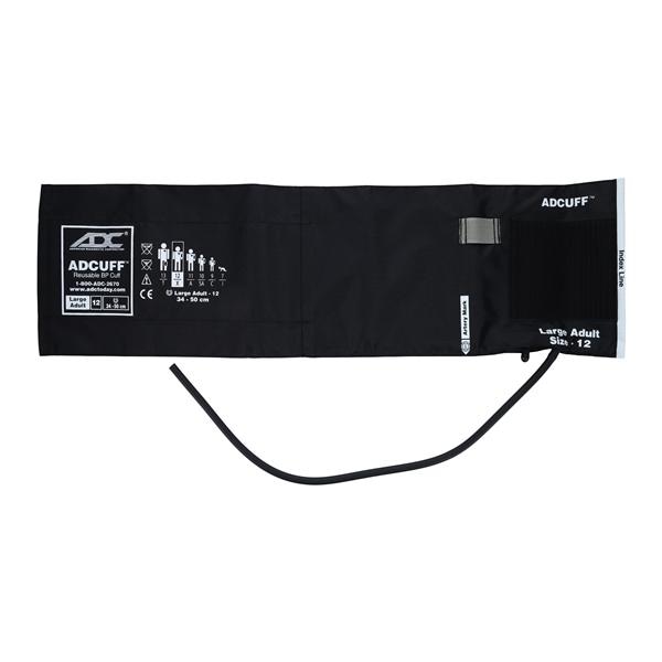 Diagnostix Adcuff Blood Pressure Cuff & Bladder 12 Blk LF f/ Plm Styl Anrd Ea