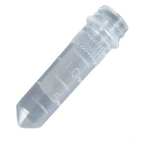Microcentrifuge Tube Polypropylene 2mL Non-Sterile 1000/Pk