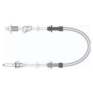 Repeater Fluid Transfer Set Male Luer Lock Adapter Universal Vented Spike 10/Ca