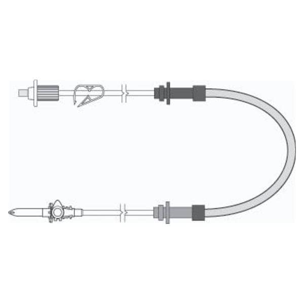 Repeater Fluid Transfer Set Male Luer Lock Adapter Universal Vented Spike 10/Ca