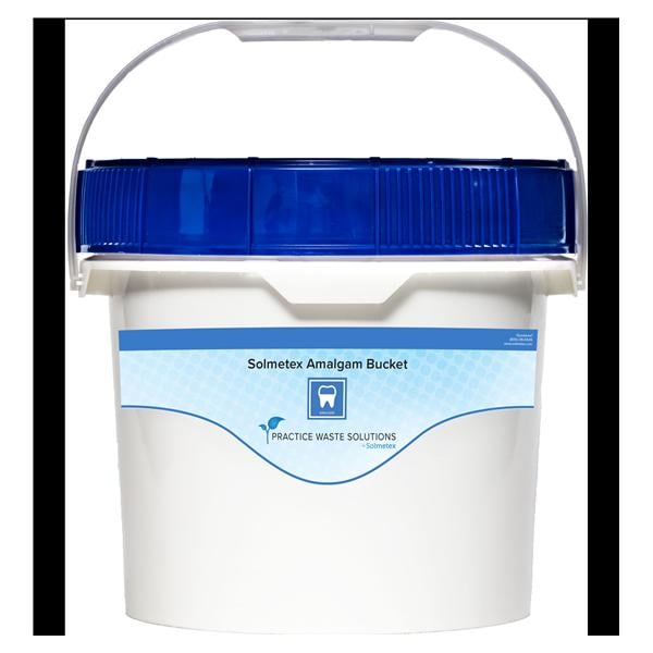 Amalgam Bucket 1.25gal Plastic Ea