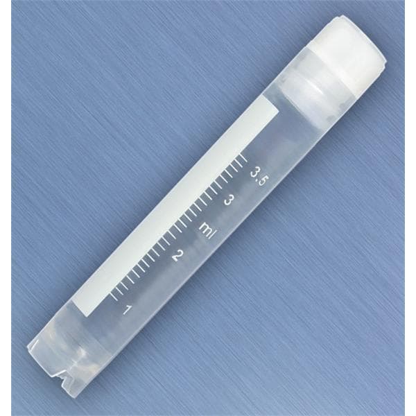 CryoClear Cryogenic Vial Polypropylene 4mL Attached Screw Cap 500/Ca