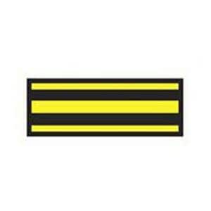 ColorTrack Instrument ID Tape Black/Yellow Stripe 8-1/2x11" Disposable Ea