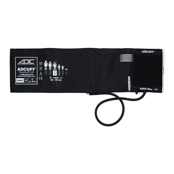 Adcuff Blood Pressure Cuff & Bladder Size 11 Blk LF For Plm Sty Insts Ea