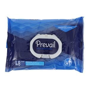 Prevail Wet Washcloth Scented Disposable White 12x8" 12x48/Ca